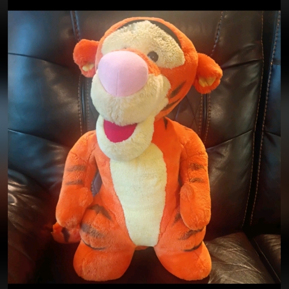 Disney Tigger Plush Toy - Orange and Cream